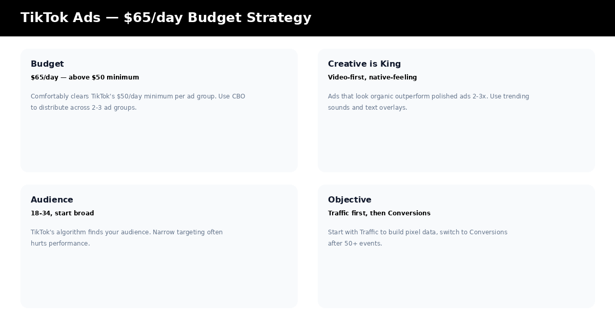 TikTok Ads strategy breakdown